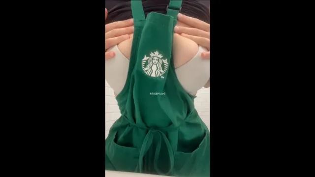 Starbucks Girl Flashing in Public