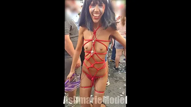 Dancing Nip Slip Upskirt Public