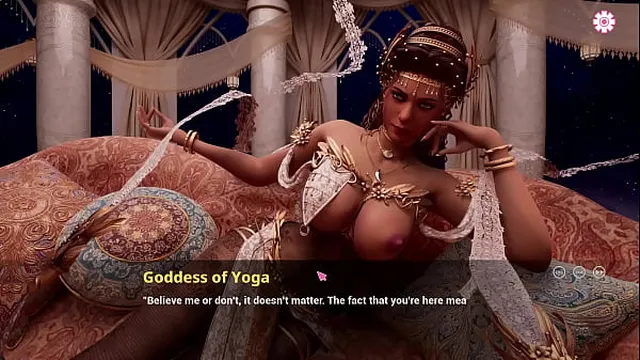 Gameplay - Having Sweaty Sex with the Goddess of Yoga!