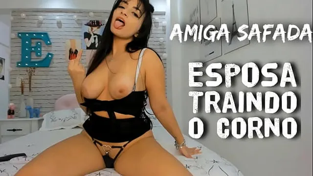 Hot Roleplay - Wife and Cuckold - wife ́s friend Humiliating CUCKOLD