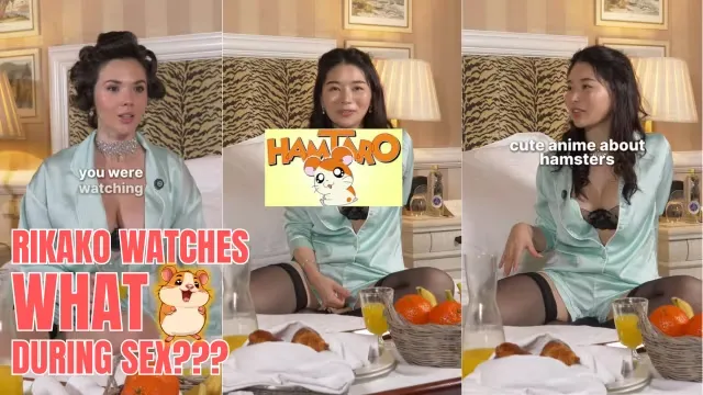 Rikako Katayama has sex for hours and watches a cute anime while she does it! | Eve Sweet Hotel Podcast