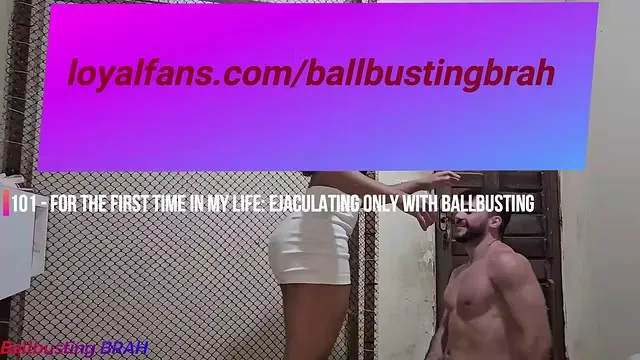 101 - FOR THE FIRST TIME IN MY LIFE - ejaculating only with ballbusting!