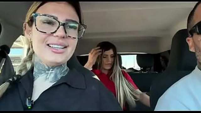 I went shopping and out of nowhere I called a stock clerk over to be a porn actress! I started grabbing and sucking her mouth right there in public, we went to the car and we sucked each other off right there!