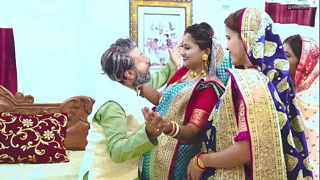 Tharki Burha step Father-in-law Fucks Four Newly Married Daughters in Law