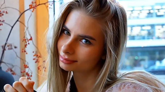 Her first porn!! A very beautiful and young Ukrainian