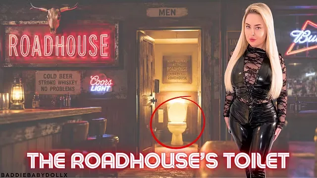 the roadhouse’s toilet