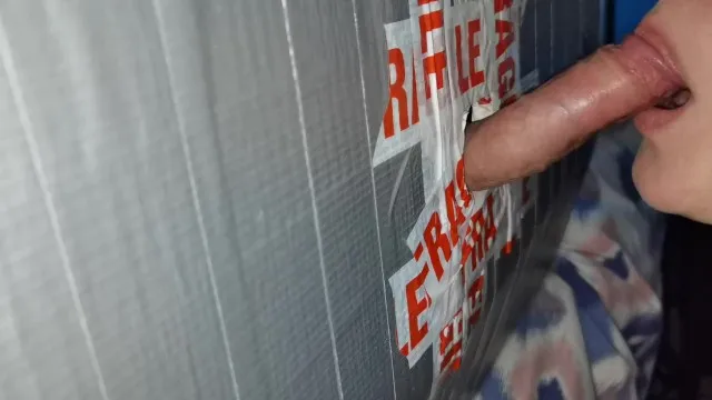 Homemade Glory Hole Blow With Cum Swallow