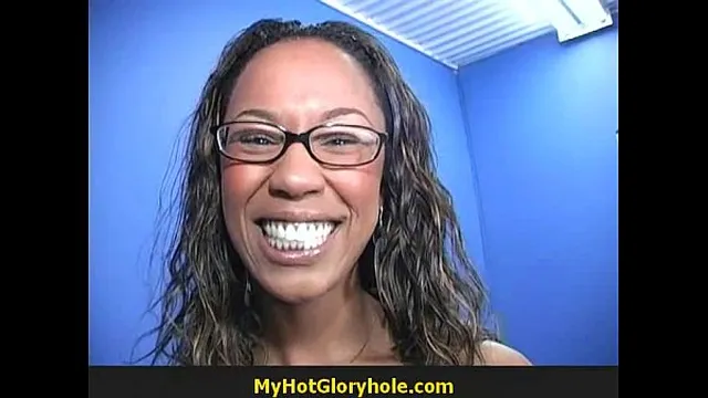 Real amateur gloryhole blowjob 3