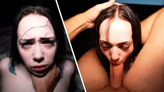 The security guard fucked me hard for a cherry and my sneaky - thrusts - sex on the street