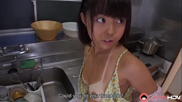 Japanese tanned housewife Tomoyo Isumi had oral sex