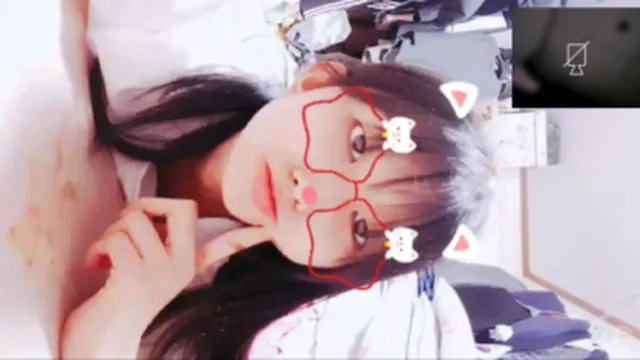 커여운 개구장이와 영상통화