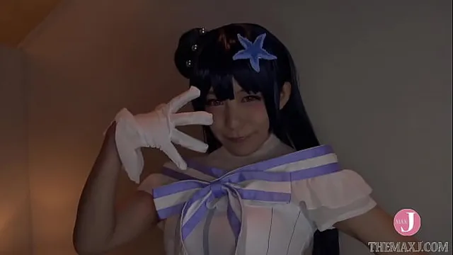 "Cum with me" Japanese idol cosplayer gets creampied in doggystyle - Intro